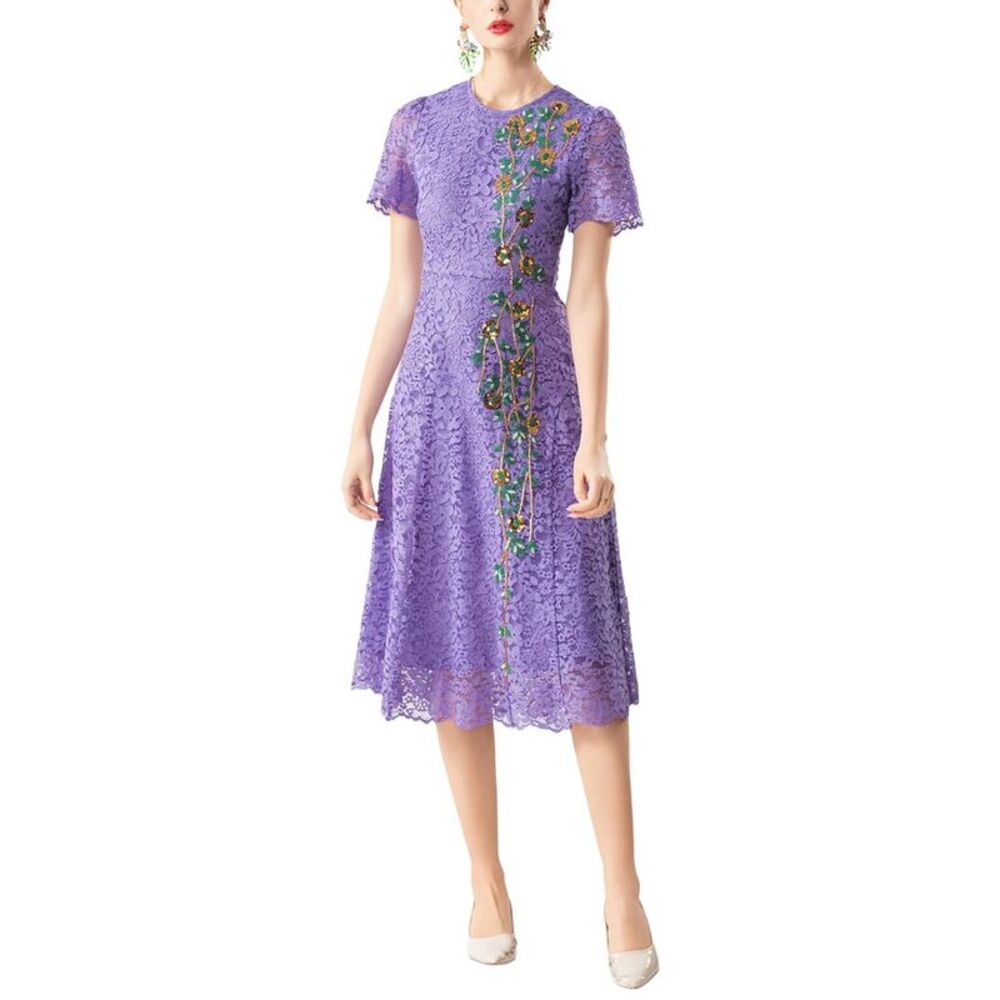Adele Berto Womens  Midi Dress